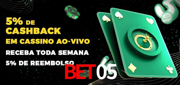 Promoções do cassino ao Vivo Bet05